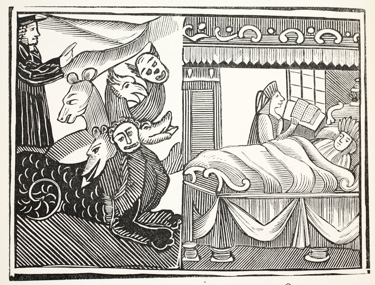 The Miracle of Miracles, ilustrace z Chap-books of the Eighteenth Century od Johna Ashtona, pub. 1882 od English School