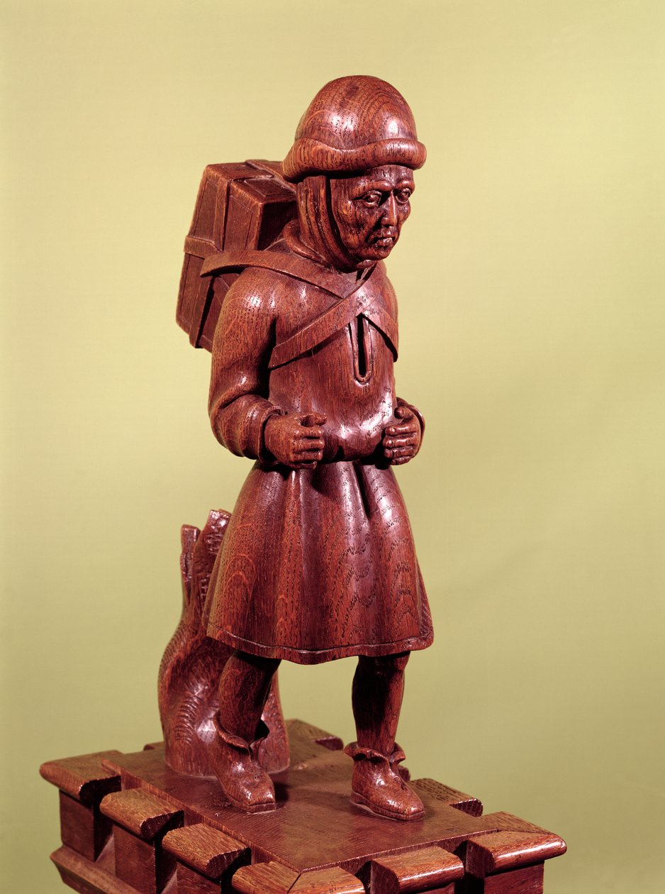The Deddler of Swaffham, c.1462 (dřevo) od English School