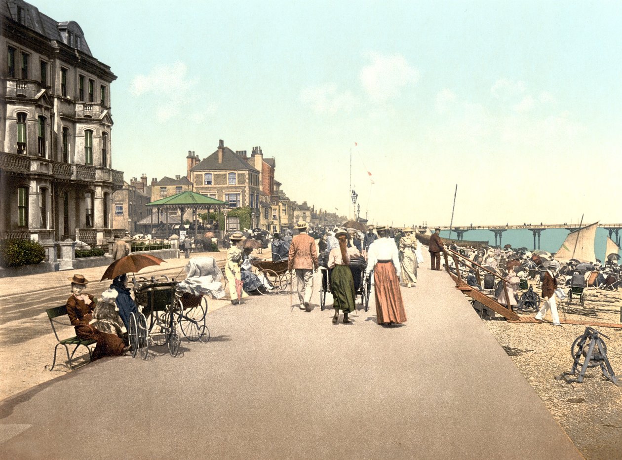 The Promenade, Deal (ručně kolorovaná fotografie) od English School