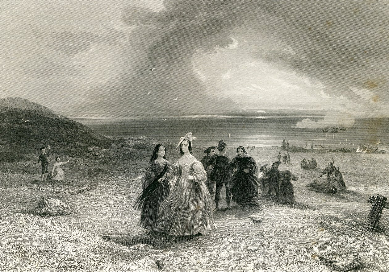 Královna v Burlingtonu, R. Wallis, 1844 od English School
