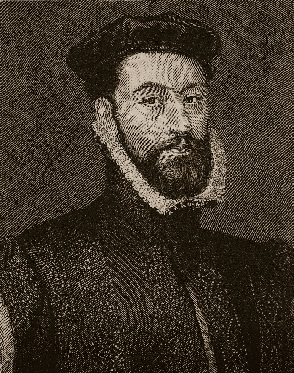 Regent Murray, ilustrace z Cassells Illustrated History of England (sépiová fotografie) od English School