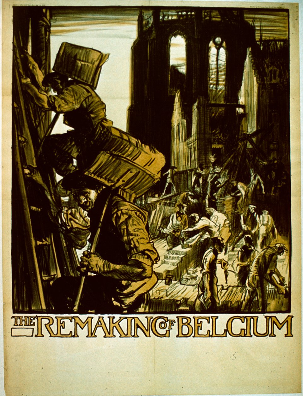 The Remaking of Belgium, c.1918 od English School