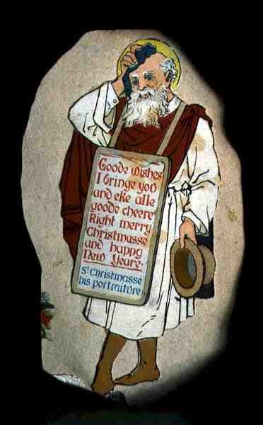 The Return of Sir Christmas, cca 1850 (barevné lito) od English School