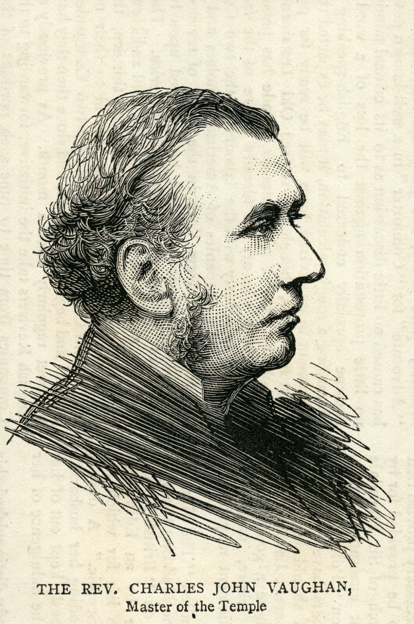 Rev. Charles John Vaughan, děkan z Llandaffu od English School