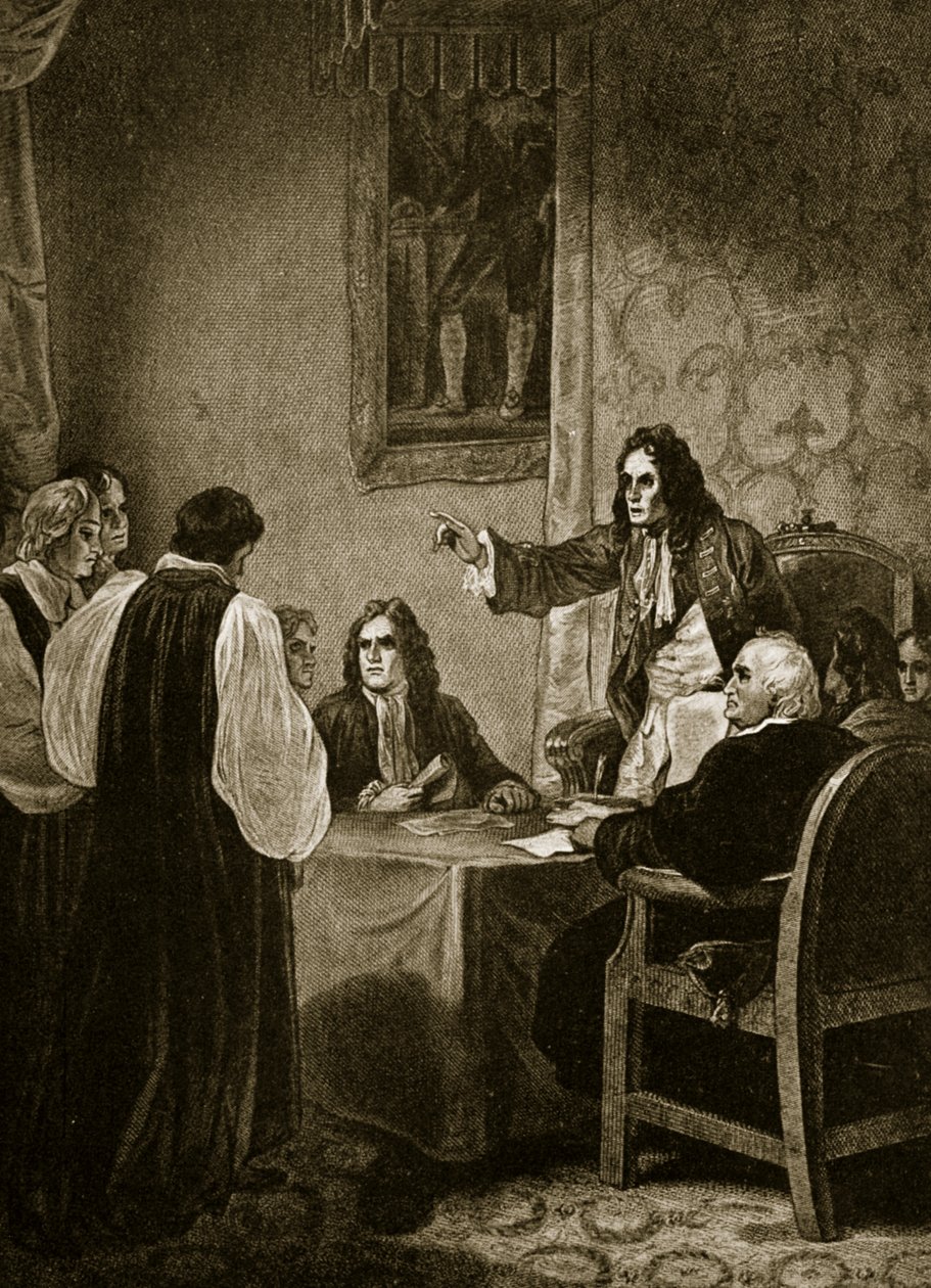 Sedm biskupů před Tajnou radou od English School