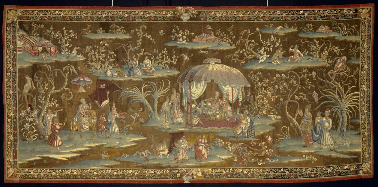 Stan, z indo-čínské nebo indické série, 1700-25 od English School