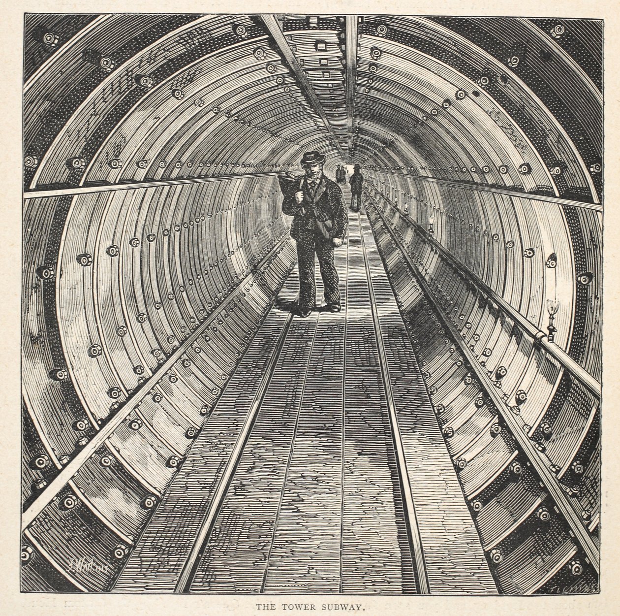 The Tower Subway, 1870 od English School