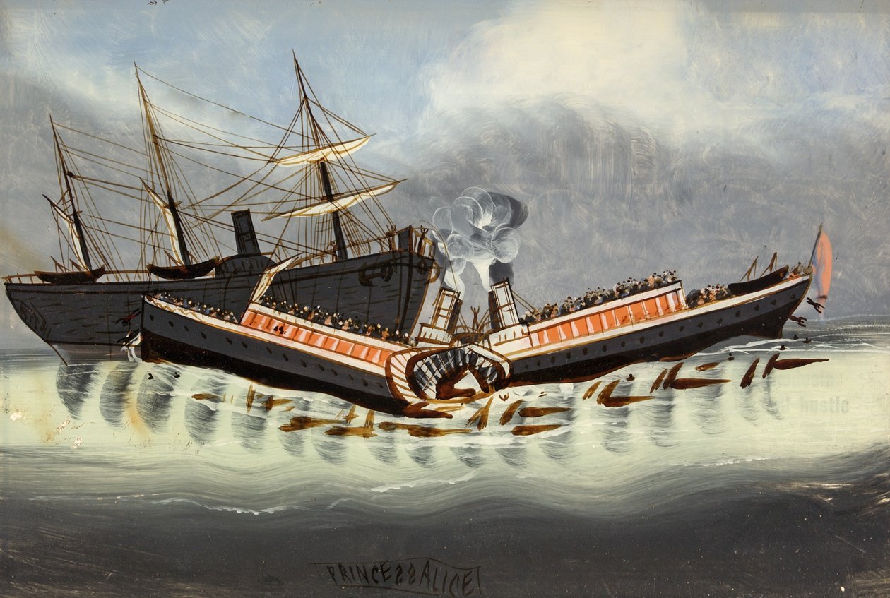 Vrak „Princezny Alice“, po roce 1878 od English School