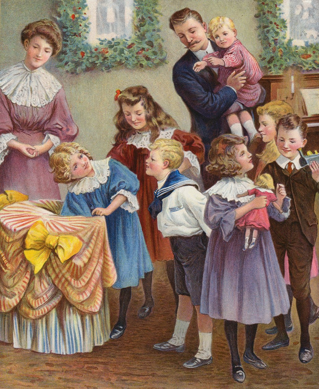 Vana na otruby (barevná litografie) od English School