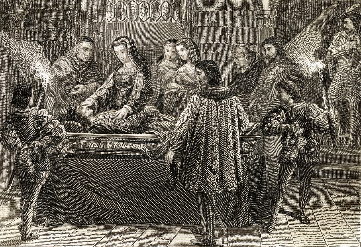 Pohřeb Filipa Sličného (1478-1506) od English School