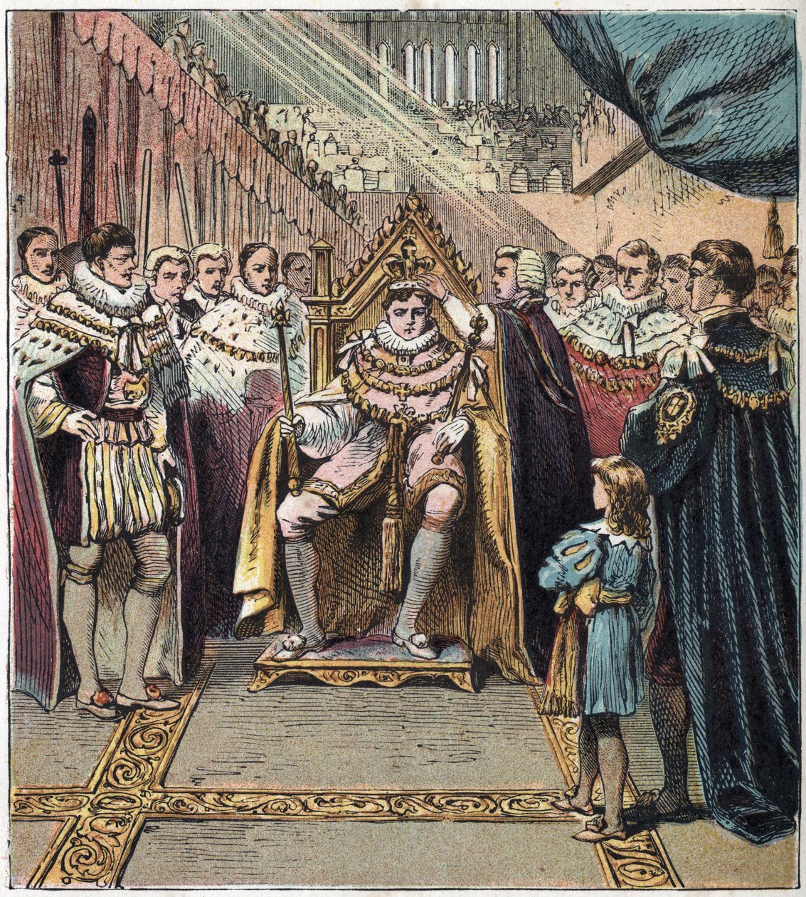 Korunovace Jiřího IV. (1762-1830) dne 29.01.1820. Korunovace Jiřího IV od English School
