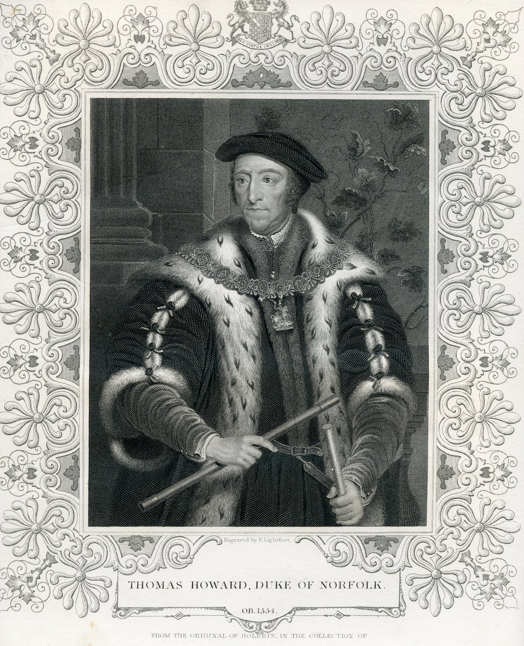 Thomas Howard (1473-1554) 3. vévoda z Norfolku od English School