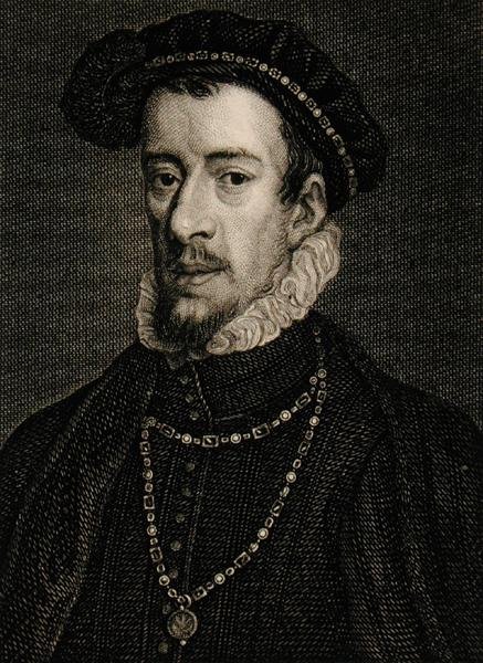Thomas Howard (1536-72) 4. vévoda z Norfolku (rytina) od English School