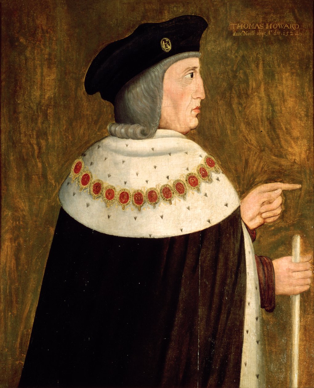 Thomas Howard, druhý vévoda z Norfolku od English School