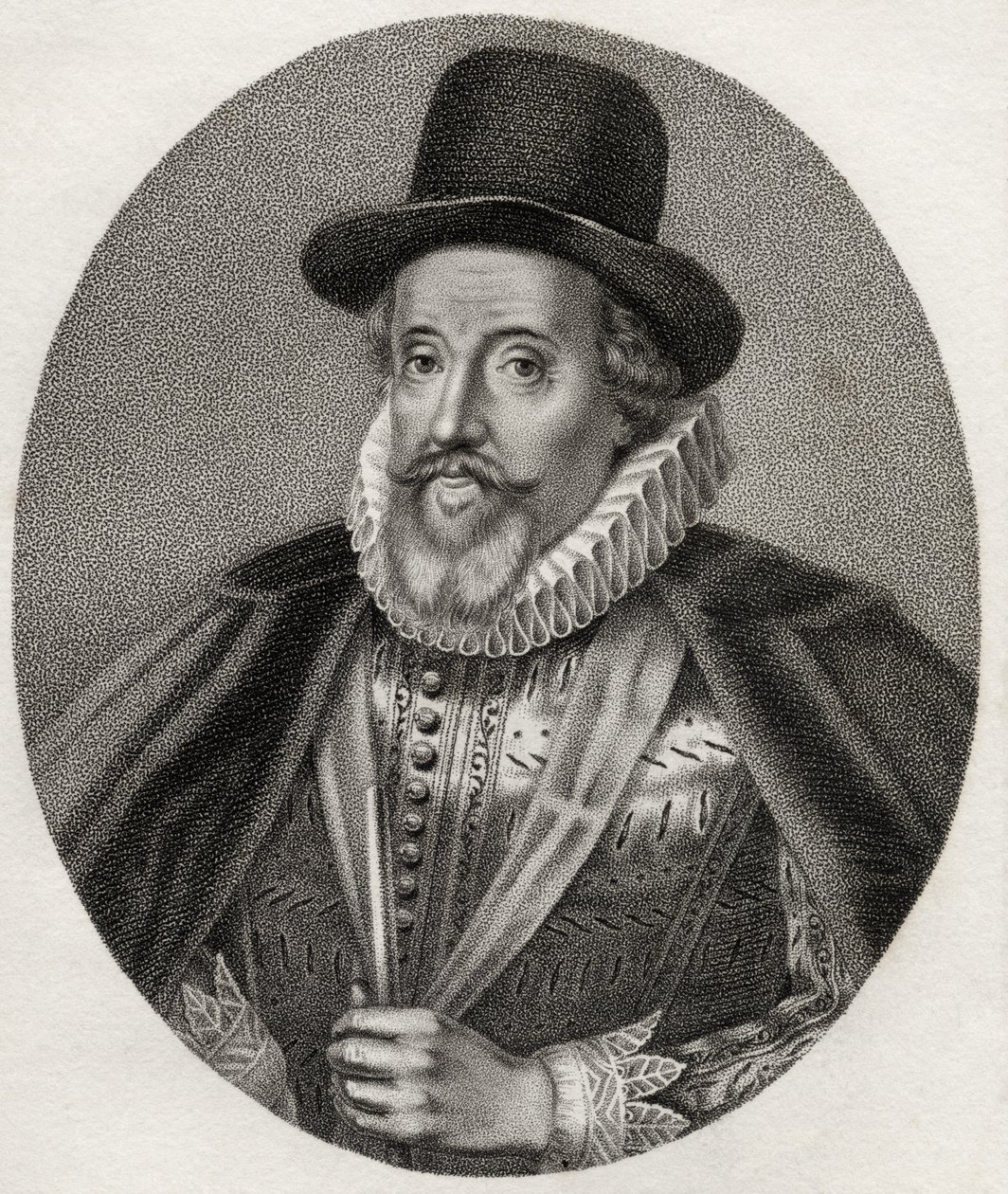 Thomas Howard, vyrytý Bocquetem, ilustrace z „Katalogu královských a vznešených autorů, svazek II“, vydaného v roce 1806 (litho) od English School