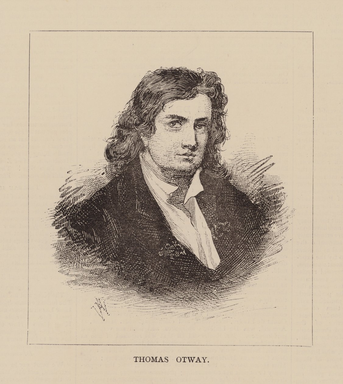 Thomas Otway (rytina) od English School