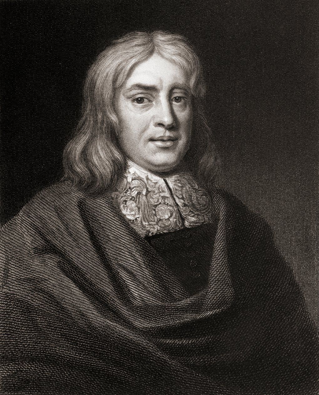 Thomas Sydenham (1624-89) z Galerie portrétů, publikoval v roce 1833 od English School