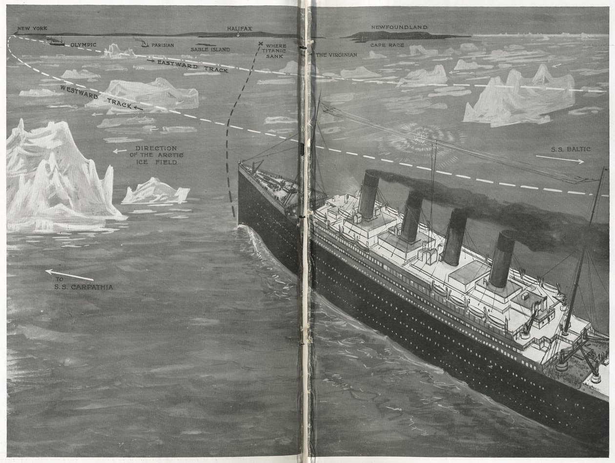 Titanic v ledové kře, z 