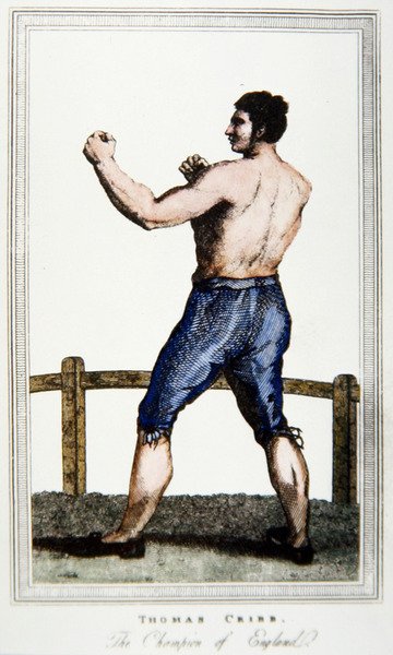 Tom Cribb (barevné lito) od English School