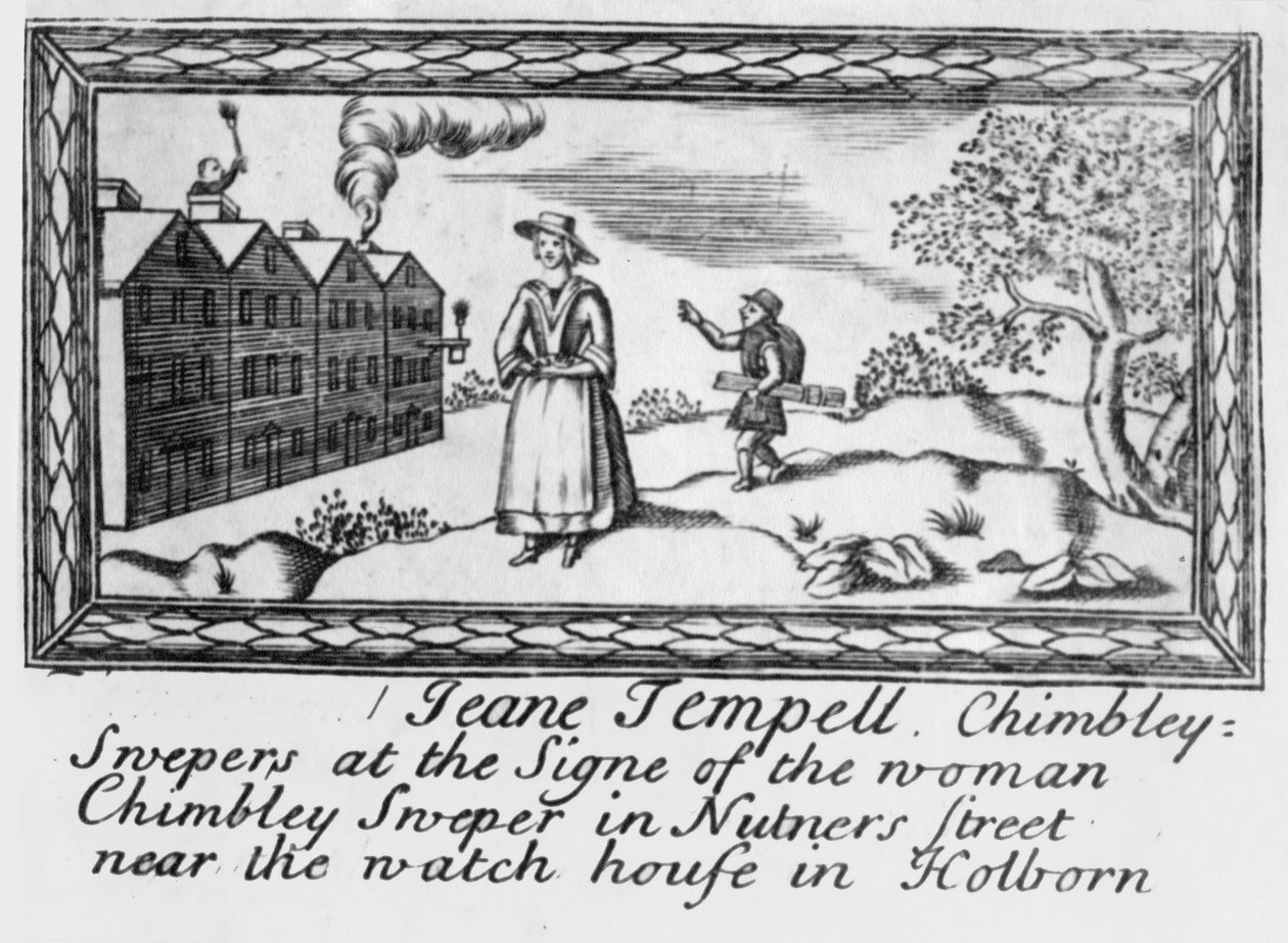 Obchodní karta Jeanne Tempell, kominíků od English School