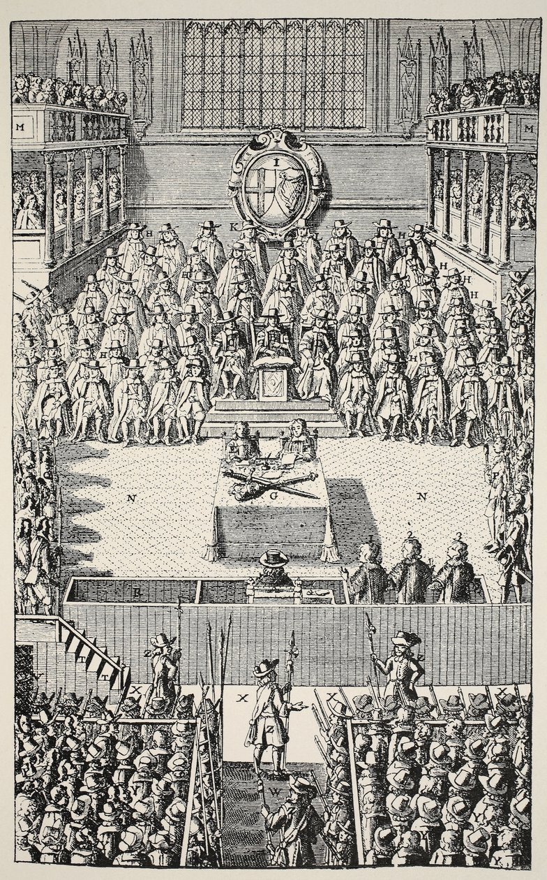 Proces s Karlem I, 4. ledna 1649 od English School