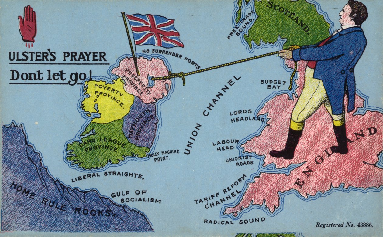 Ulsterská modlitba. Nepouštěj! (barevná litografie) od English School