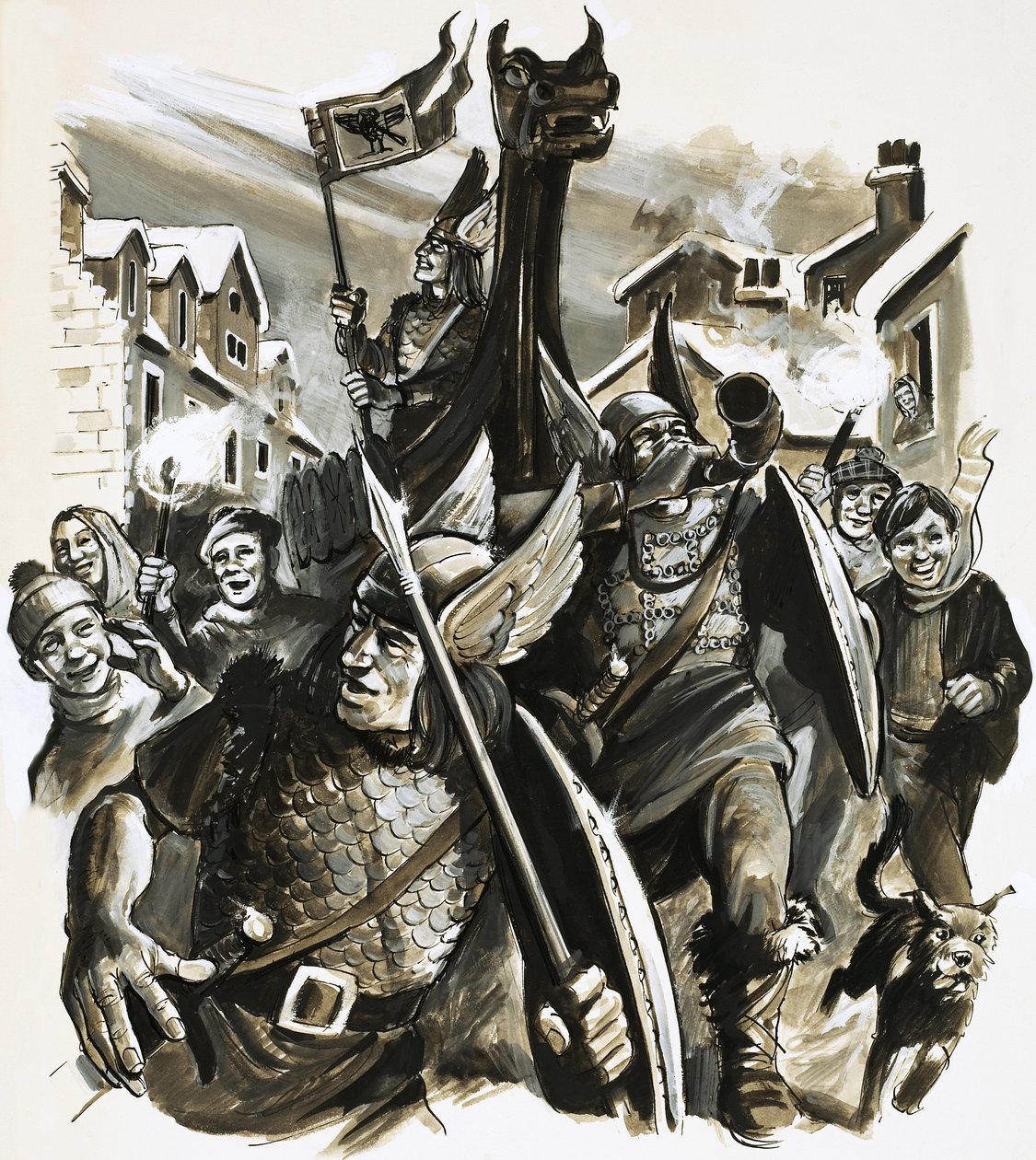 Neidentifikovaná oslava Vikingů od English School