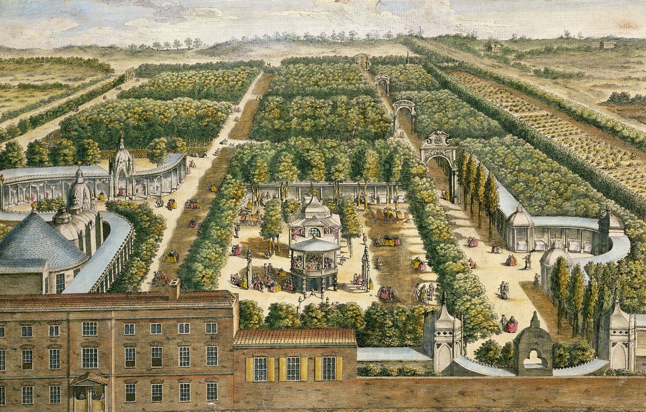 Vauxhall Gardens, Lambeth, 1751 od English School