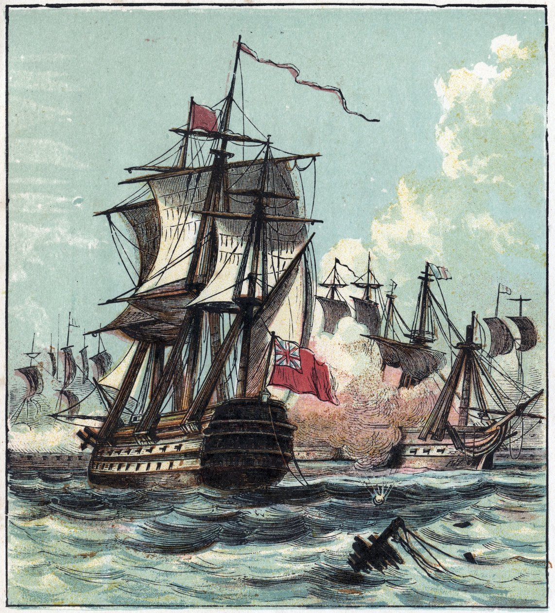 Válka revoluce: Bitva 13. prérijního roku II (1. 6. 1794) byla námořní bitva mezi francouzskou eskadrou, které velel Louis Thomas Villaret de Joyeuse, a britskou armádou admirála Howea (1726-1799) u Ouessantu. Britové vyhráli. Lord Howwe