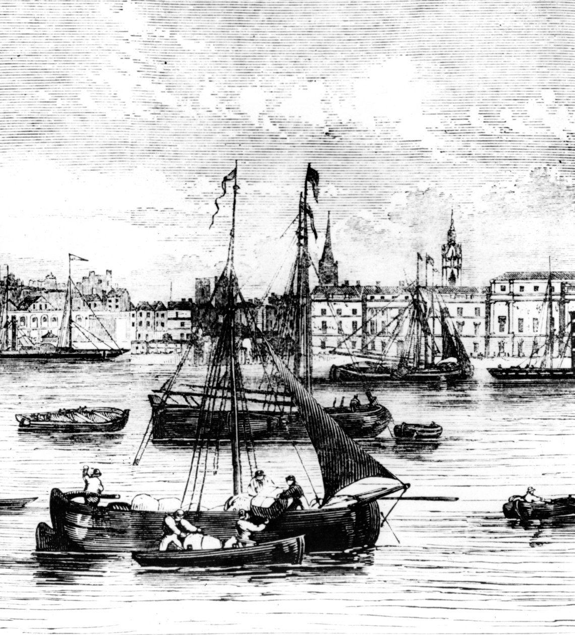 Wharfs na řece Temži, Nicholson