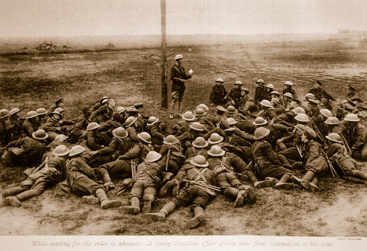 Čekání na rozkaz k postupu, 1914-19 od English School