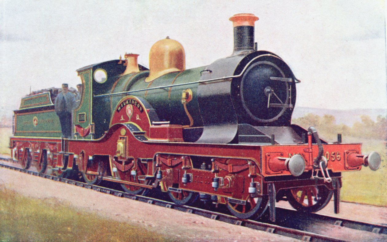 Wilkinson of the Great Western Railway, ilustrace z knihy The Book of the Locomotive od G. Gibbarda Jacksona, vydáno 1924 od English School