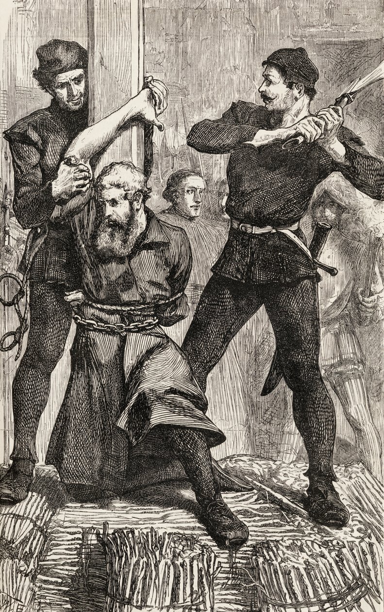 William Flower of Snowhill, kolem roku 1865 (dřevoryt) od English School