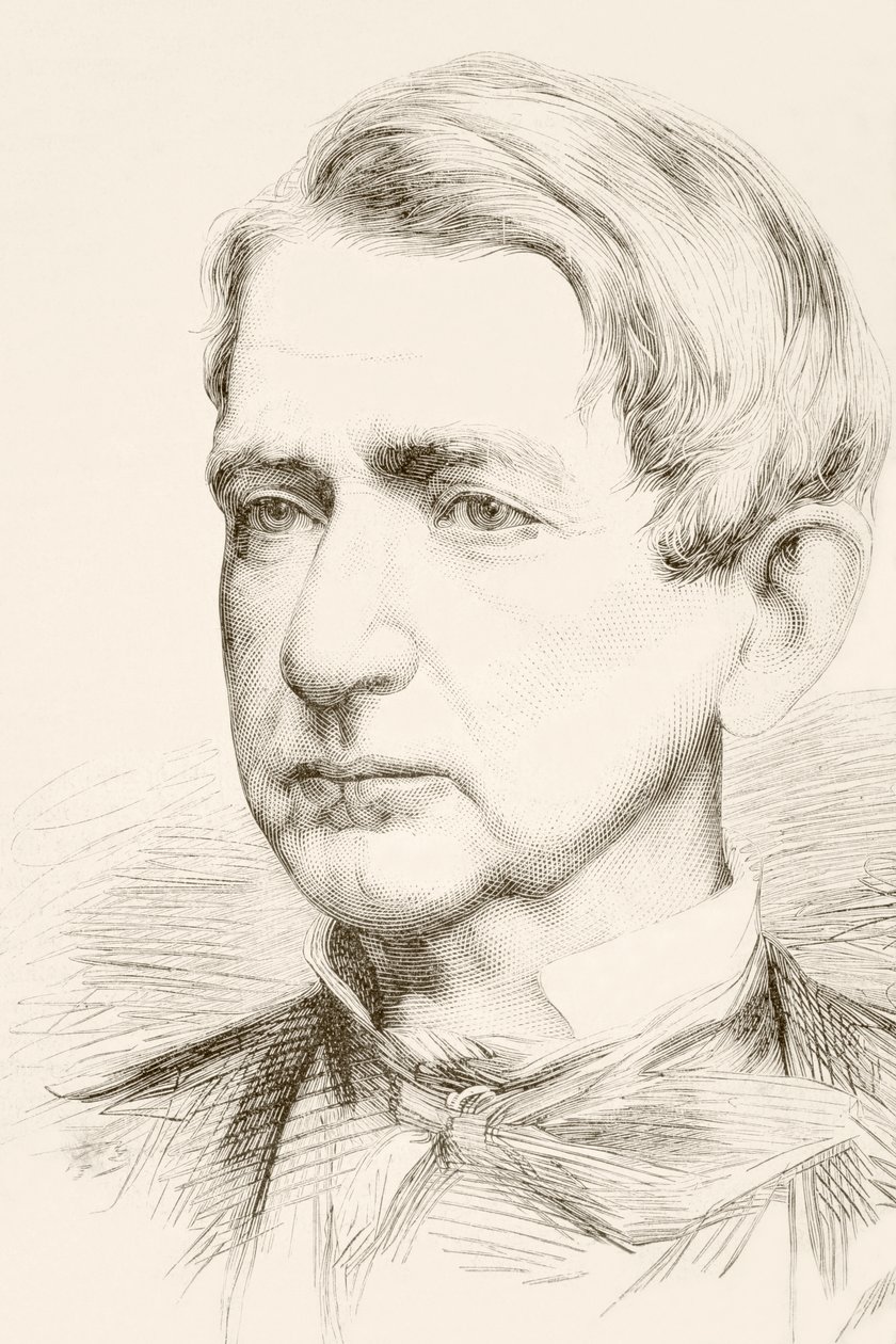 William Henry Seward, Sr. (litho) od English School