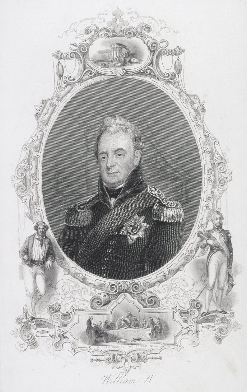 William IV (1765-1837) král Velké Británie, Irska a Hannoveru od English School
