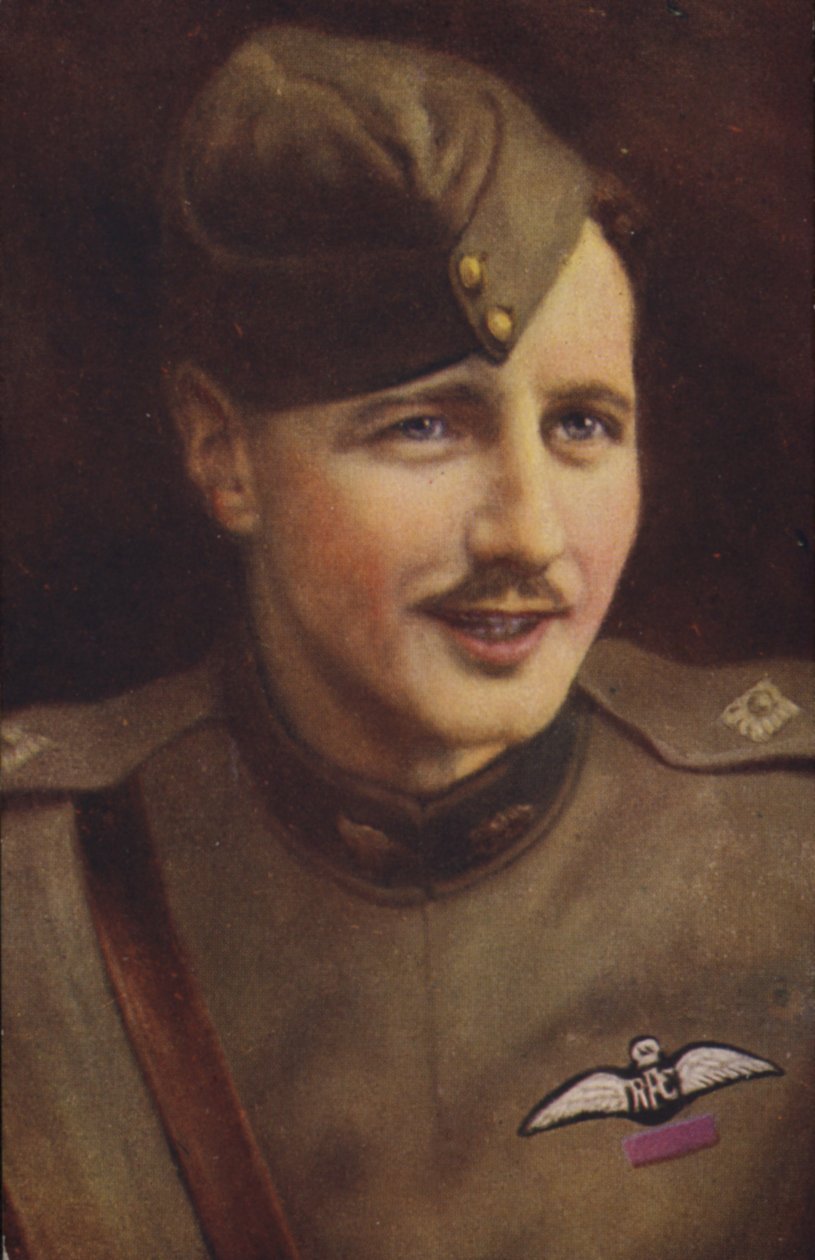 William Leefe Robinson VC (barevná litografie) od English School