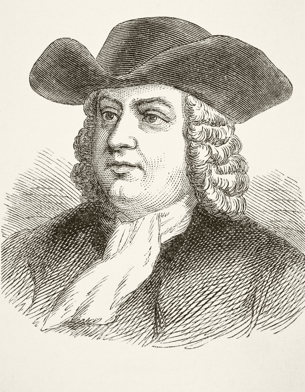 William Penn, z „Národní a domácí historie Anglie“ od Williama Hickmana Smith Aubrey (1858-1916), vydaný v Londýně, kolem roku 1890 od English School