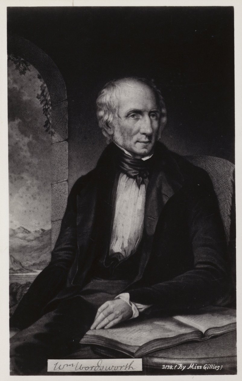 William Wordsworth (1770-1850), anglický básník (litografie) od English School