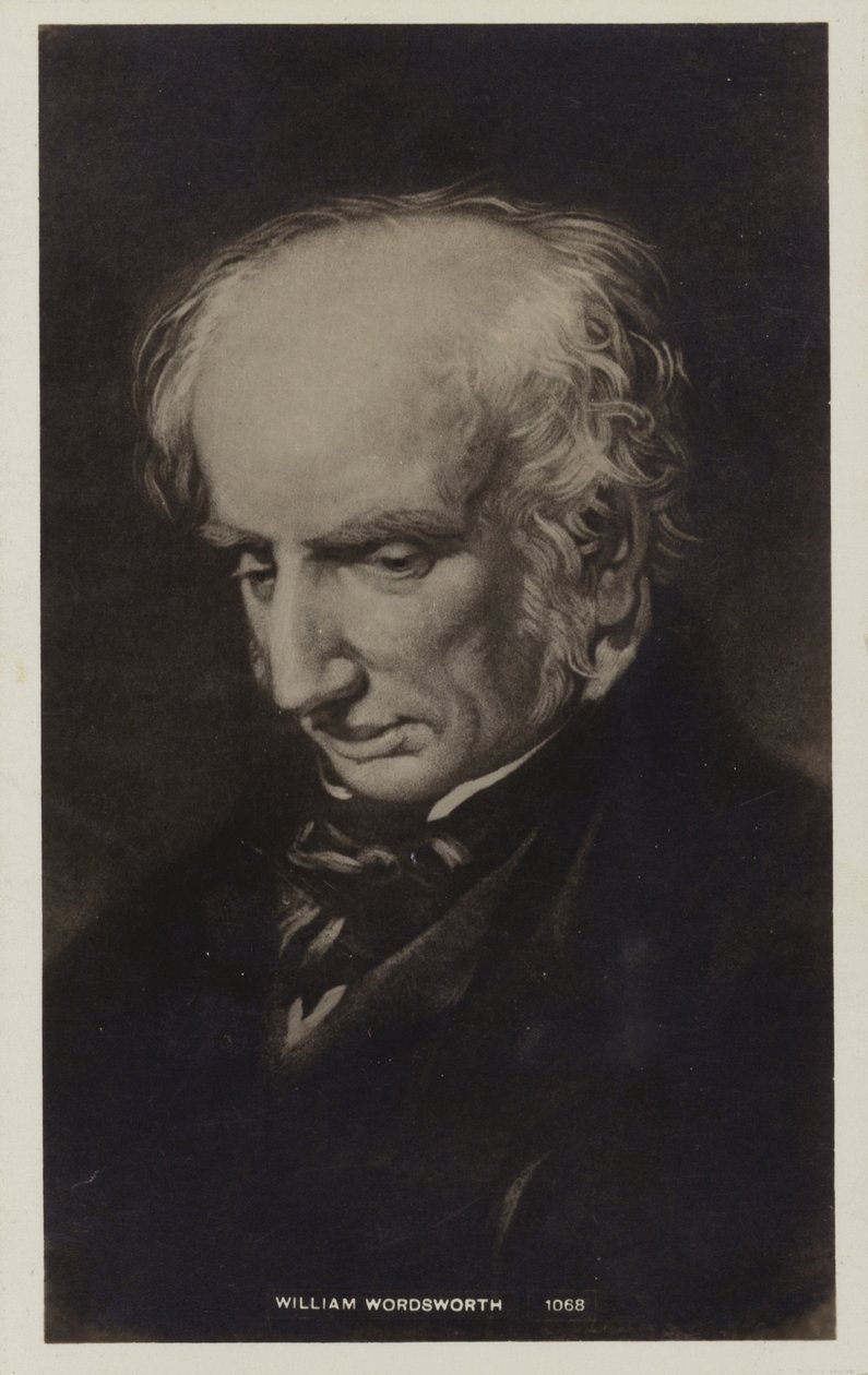 William Wordsworth (1770-1850), anglický básník (litografie) od English School