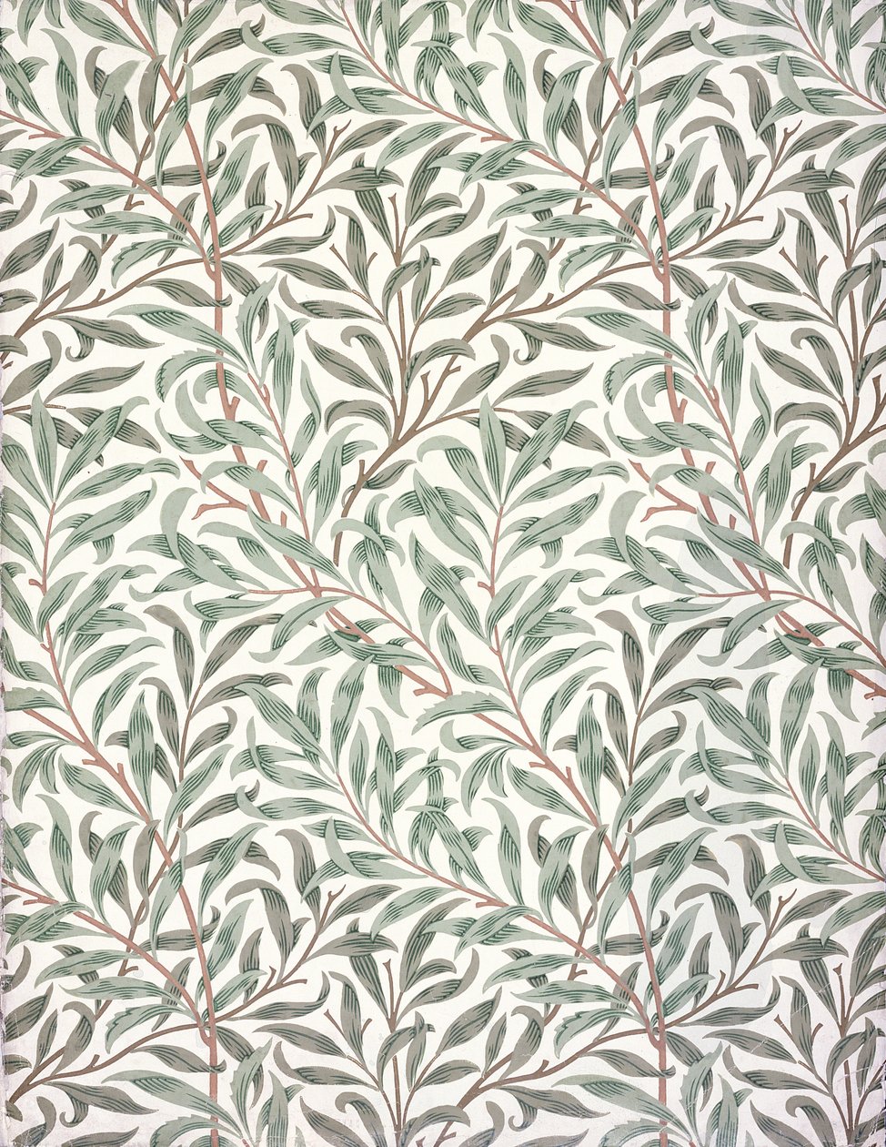 Willow Bough, design tapety, 1874 (tapeta) od English School