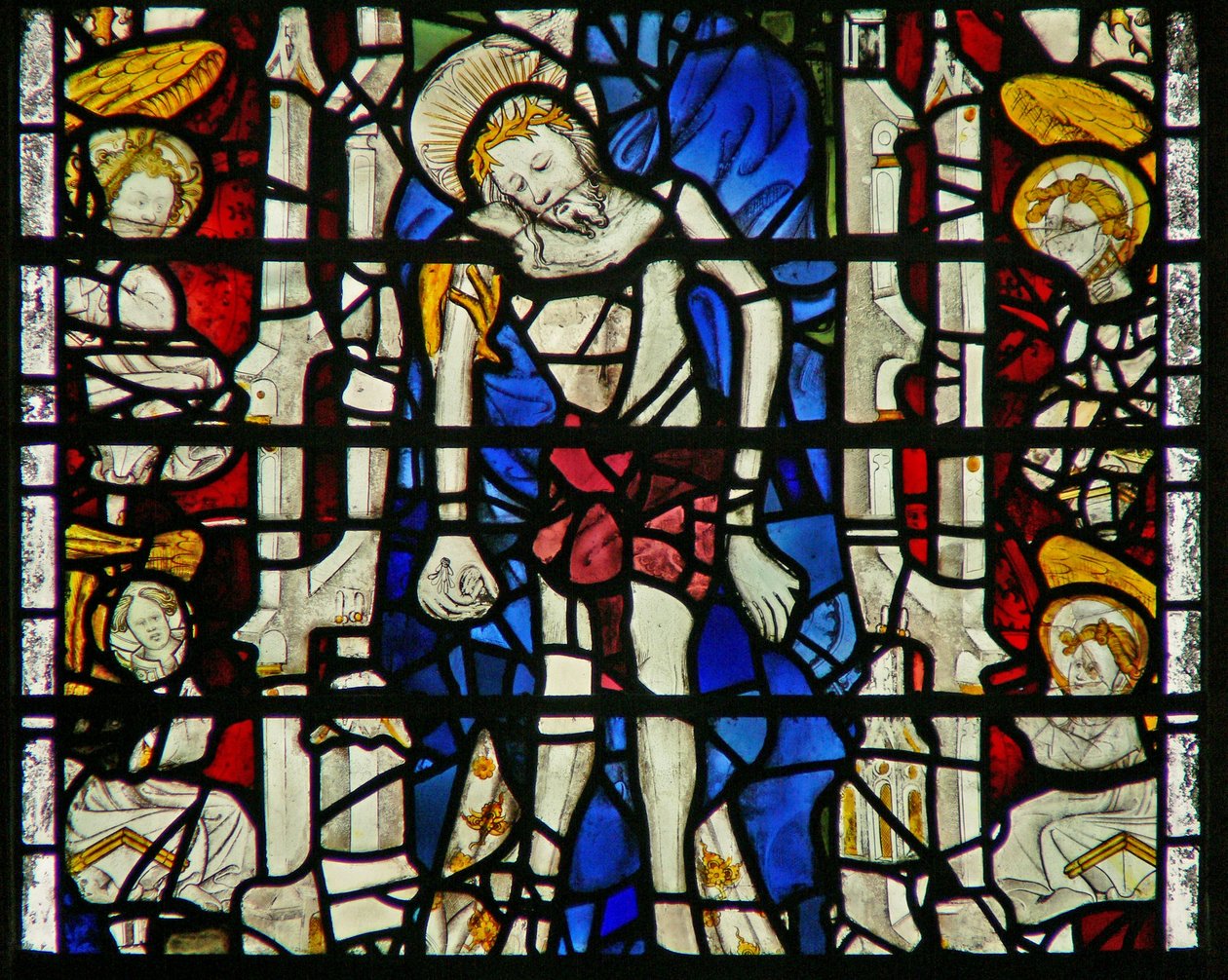 Okno w12 zobrazující Corpus Christi od English School