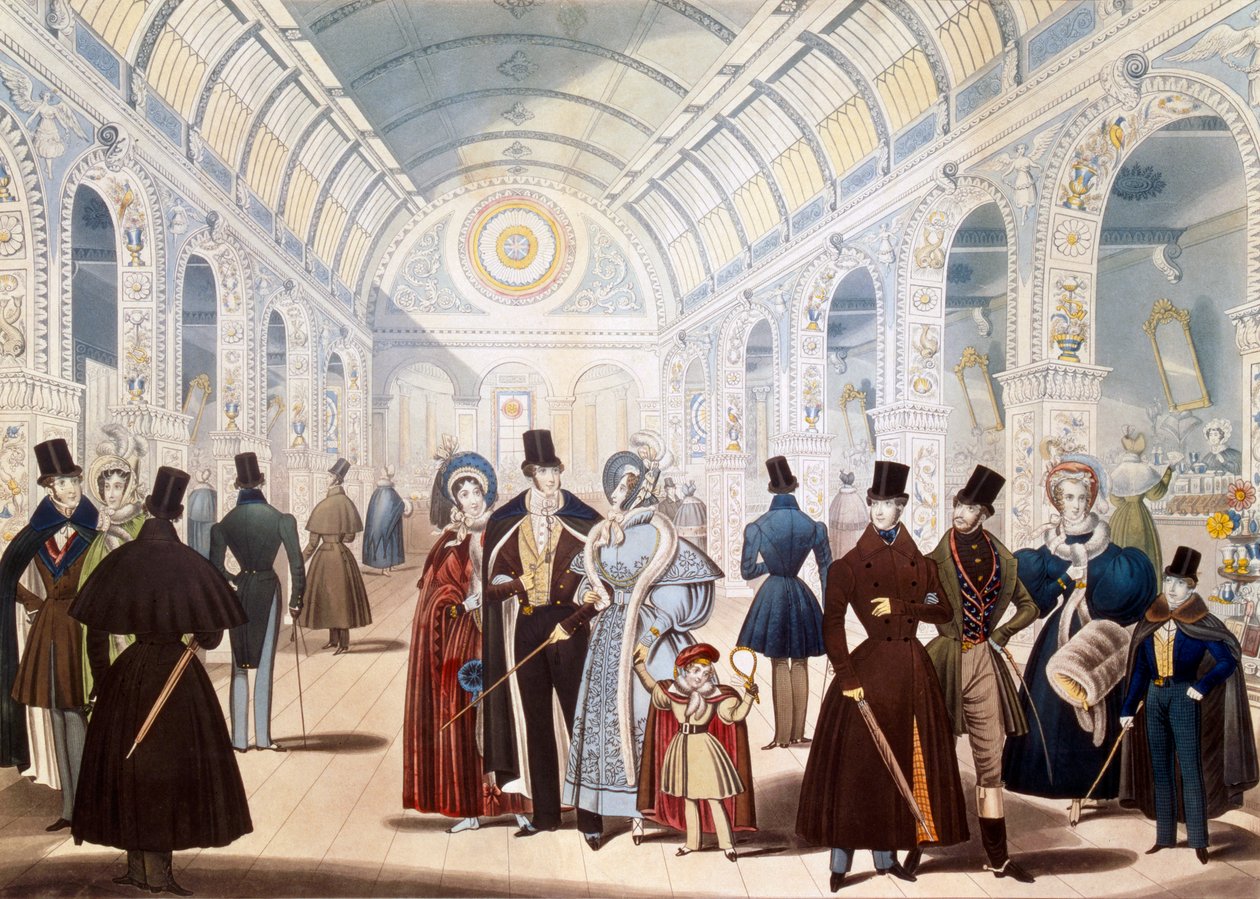 Zimní móda od listopadu 1834 do dubna 1835, hospoda. od B Přečíst od English School