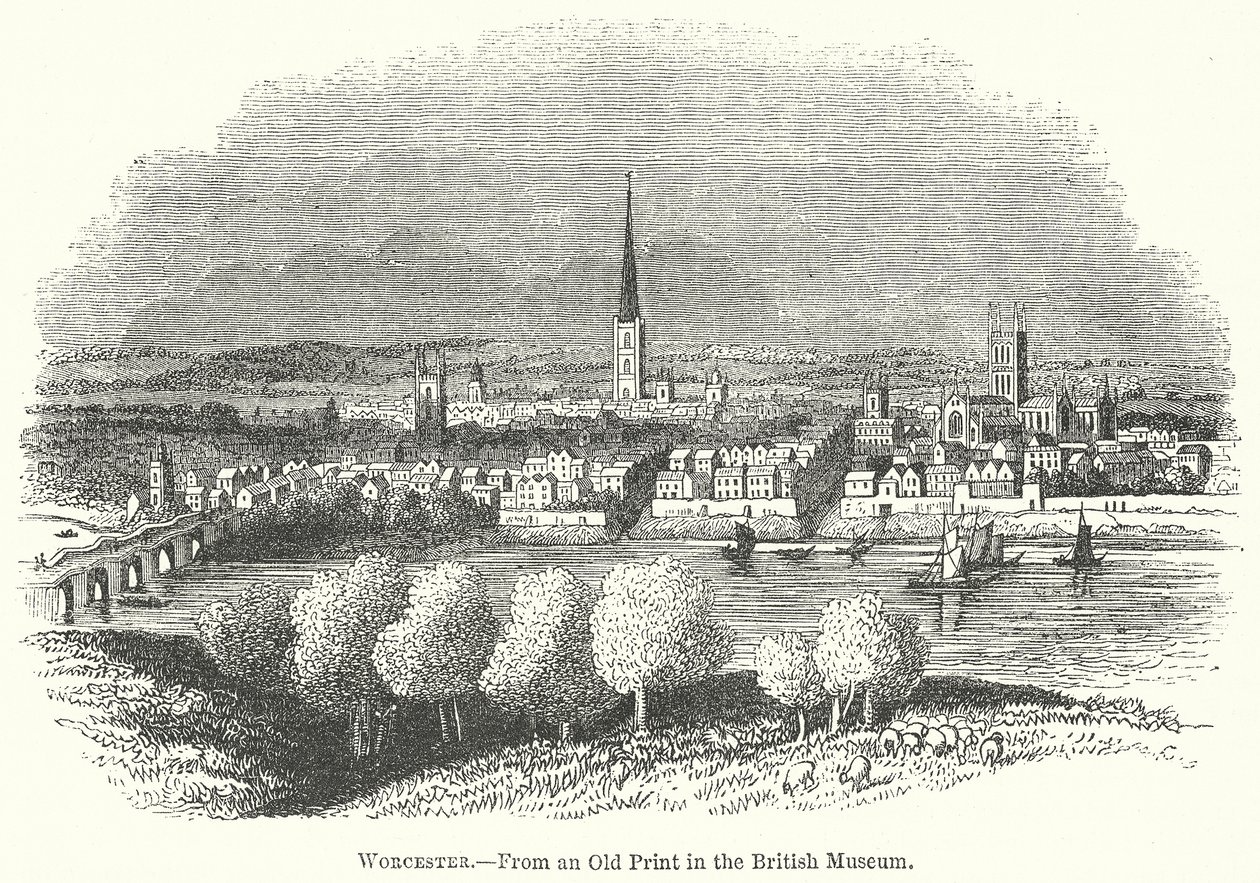 Worcester (rytina) od English School