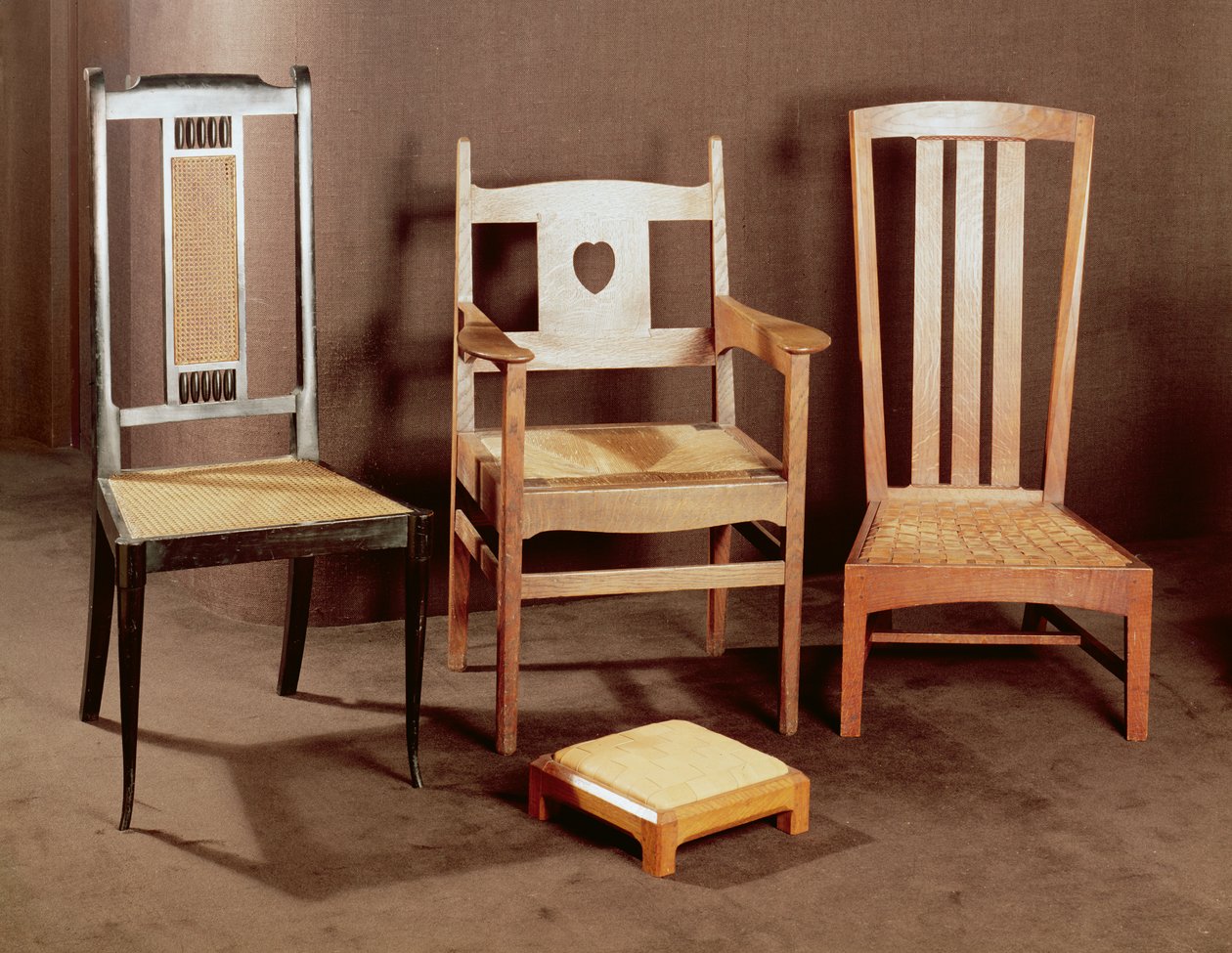 Židle Arts and Crafts, c.1896-1925 od English School English School
