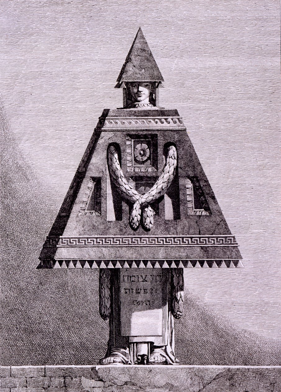 Mladý řecký mnich, tisk Benigno Bossi, z knihy "Masquerade à la Grecque", vydané roku 1771 od Ennemond Alexandre Petitot