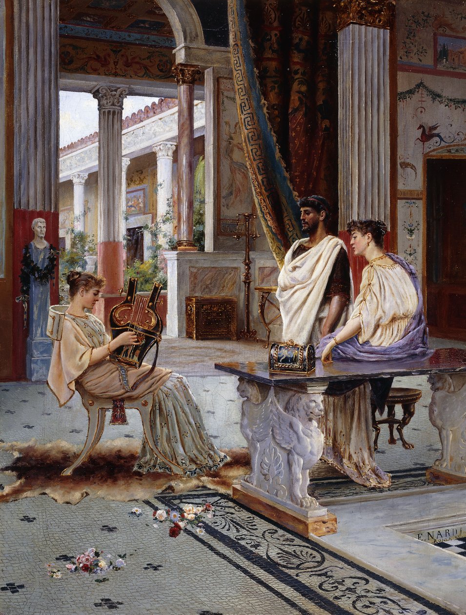 Hudební odpoledne, Pompeje od Enrico Nardi