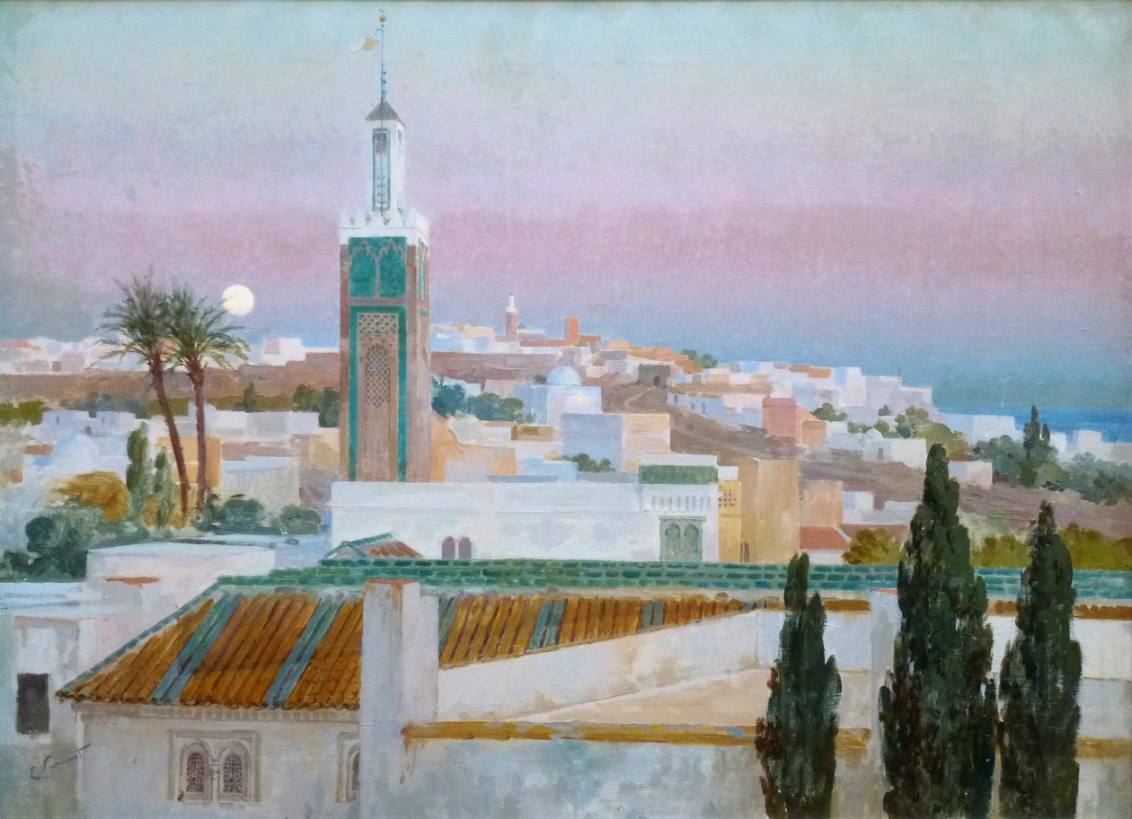 Atardecer en TangerTangier za soumraku od Enrique Simonet