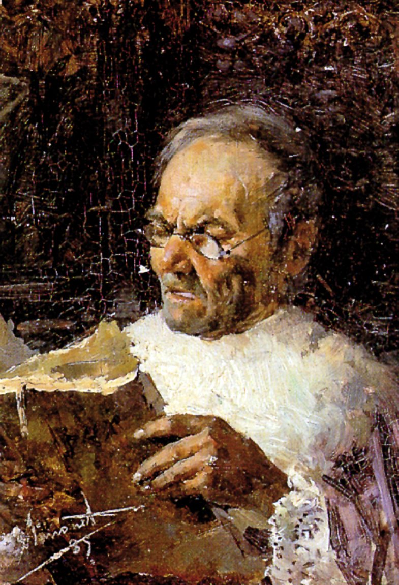 Canonigo leyendoKanonské čtení od Enrique Simonet