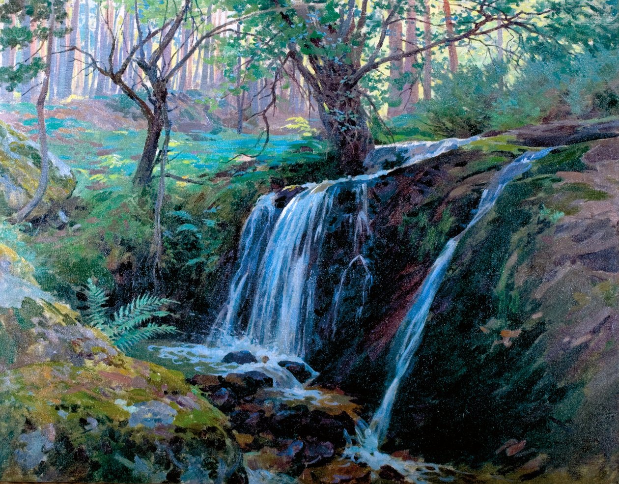 Vodopád La Hiruela od Enrique Simonet