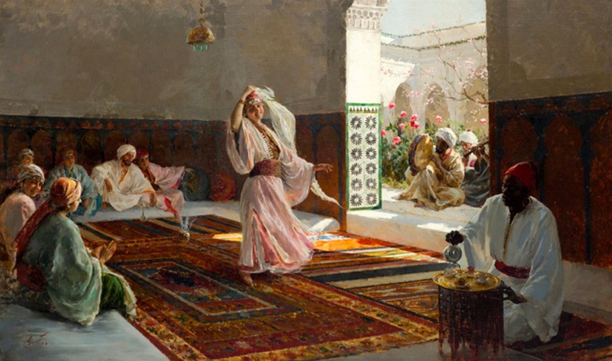 Tanec závojů od Enrique Simonet